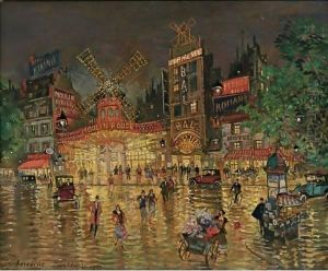 Moulin Rouge 2 by Konstantin Alexeievitch Korovin