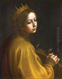 Saint Catherine Of Alexandria by Francesco Guarino