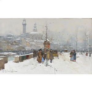 Winter, Le Trocadero