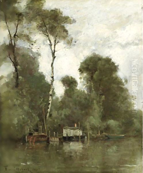Boats At River Side - view 1