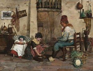 Serving Lunch by Cesare Laurenti