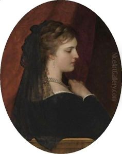 A Venetian Lady by Eugene de Blaas