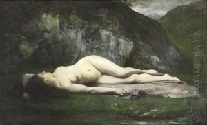 A Sleeping Bather by Henri Gervex