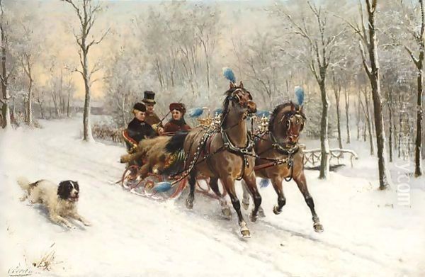 A Riding Tour In The Snow - view 1
