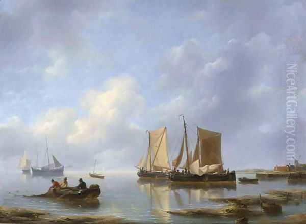 Shipping In An Estuary - view 1