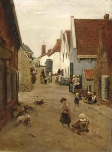 AView Of A Street In Zandvoort