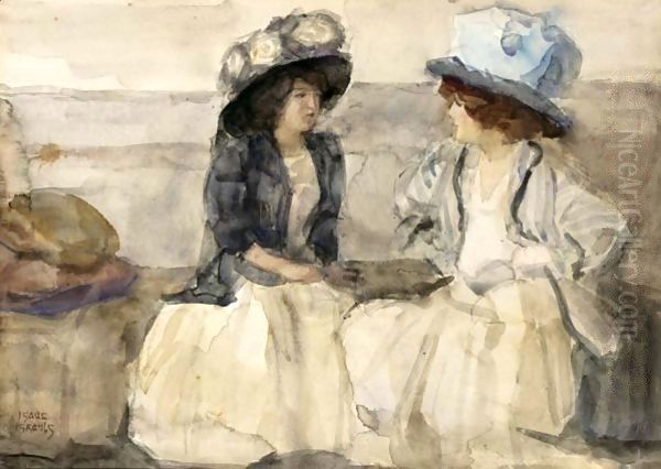 Elegant Ladies Conversing - view 1