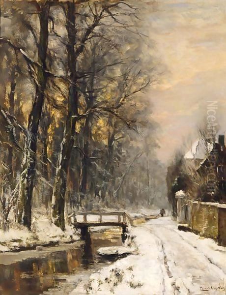 A View Of The Haagse Bos In Winter Time - view 1