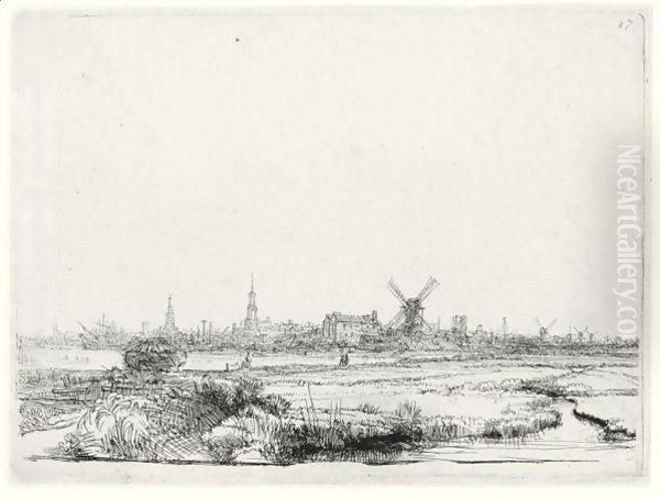 A View Of Amsterdam From The North West - view 1