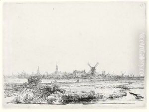 A View Of Amsterdam From The North West