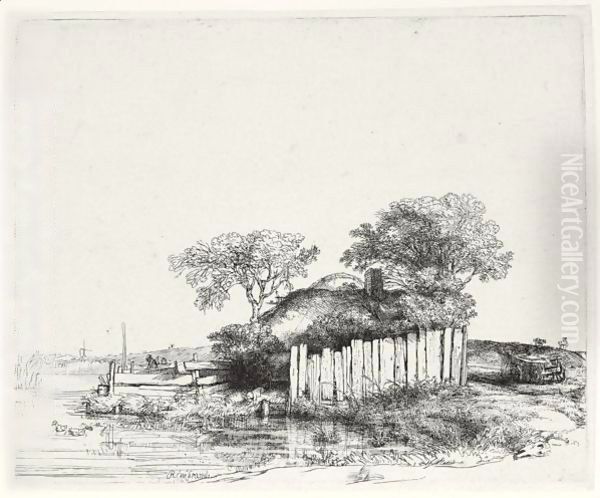 Cottage With A White Paling - view 1