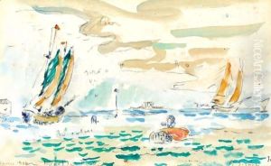 Vue De Venise 2 by Paul Signac