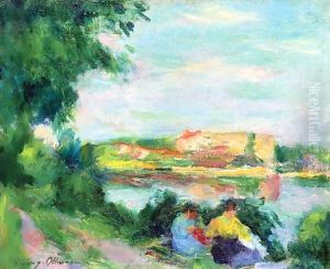 Paysage by Henri Ottmann