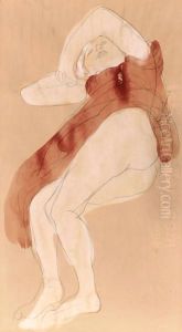 Femme Couchee Sur Le Flanc Droit, Le Vetement Releve Jusqu'Aux Hanches by Auguste Rodin