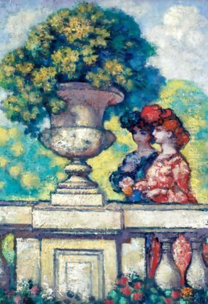 Deux Femmes Au Balcon - view 1