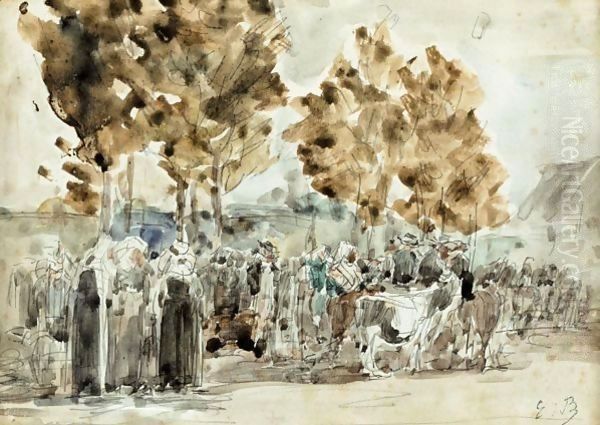 Le Marche Aux Bestiaux , Bretagne - view 1
