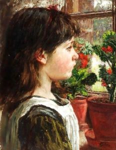 At The Window by James Charles