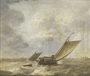 Shipping In A Stiff Breeze by Jan Porcellis