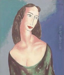 Portrait Of Janet by Alfred Henry Maurer