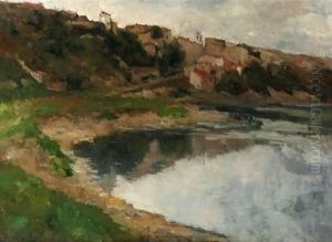L'Allier Au Pied De Pont-Du-Chateau, Temps De Pluie