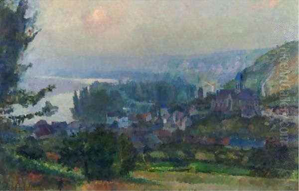 Vue De Vetheuil (Soleil Couchant) - view 1