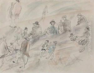 Figures On The Riverbank