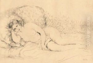 Femme Couchee by Pierre Auguste Renoir