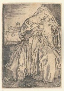 The Virgin With The Parrot by Barthel Beham
