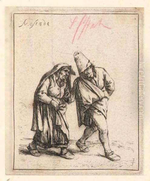 The Couple Walking - view 1