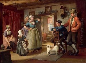 Dressing Up In Regional Costume by Otto Karl Kirberg