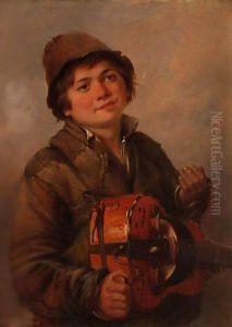 The Young Hurdy Gurdy Player by William Henry Hunt