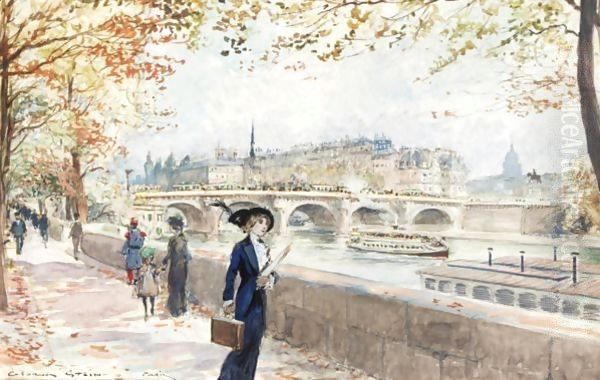 Elegant Ladies By The Banks Of The Seine, Paris - view 1
