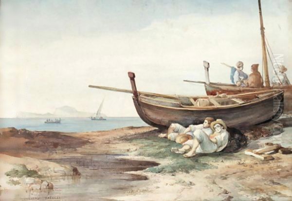 Fishermen At Rest - view 1