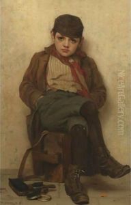 Shoeshine Boy 2 by John George Brown