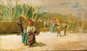 Going To The Market by Pietro Pajetta