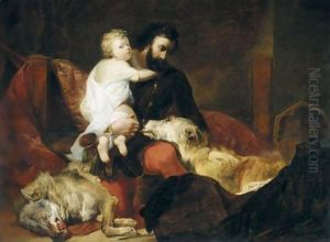 The Tale Of Gelert by Richard Ansdell