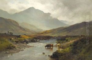 The Highland Ford by Alfred de Breanski