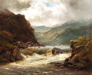 The Falls Of Glengarry by Alfred de Breanski