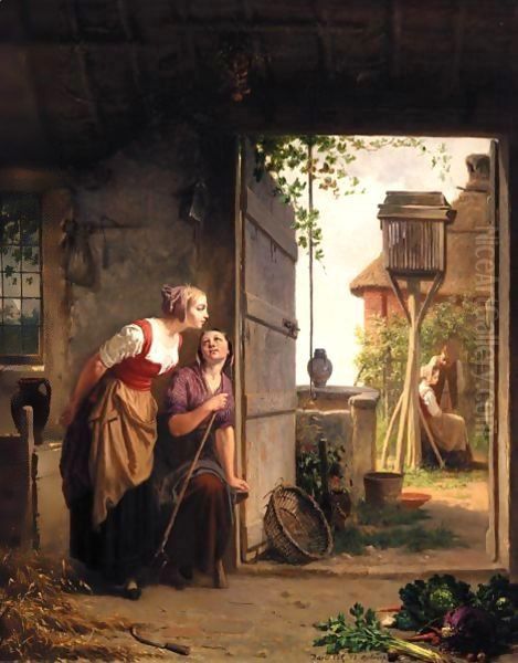 Listening At The Door - view 1