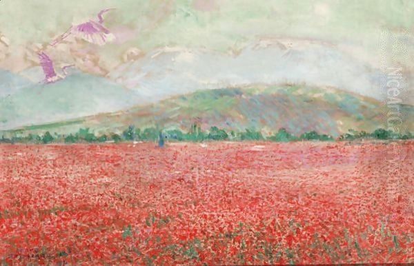 Paysage Au Coquelicots - view 1