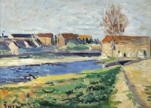 Ferme A Moulineux by Maximilien Luce