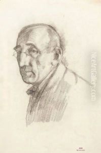 Autoportrait Aux Lunettes by Theo van Rysselberghe