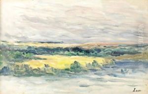 Paysage A Guernes by Maximilien Luce