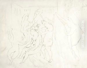La Coiffure by Jules Pascin