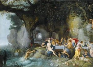 The Feast Of The Gods by Adriaan van Stalbemt