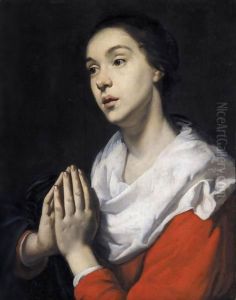 The Virgin At Prayer by Jacob Cornelisz Van Oostsanen