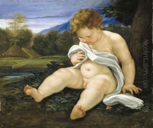 A Putto In A Landscape