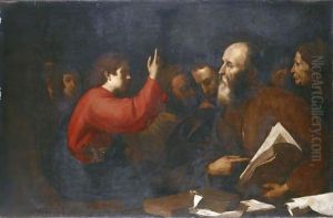 Christ Among The Doctors In The Temple by Jusepe de Ribera