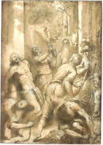 The Flagellation Of Christ by Palma Vecchio (Jacopo Negretti)