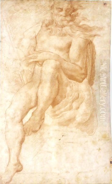 Study For The Figure Of Aeolus - view 1